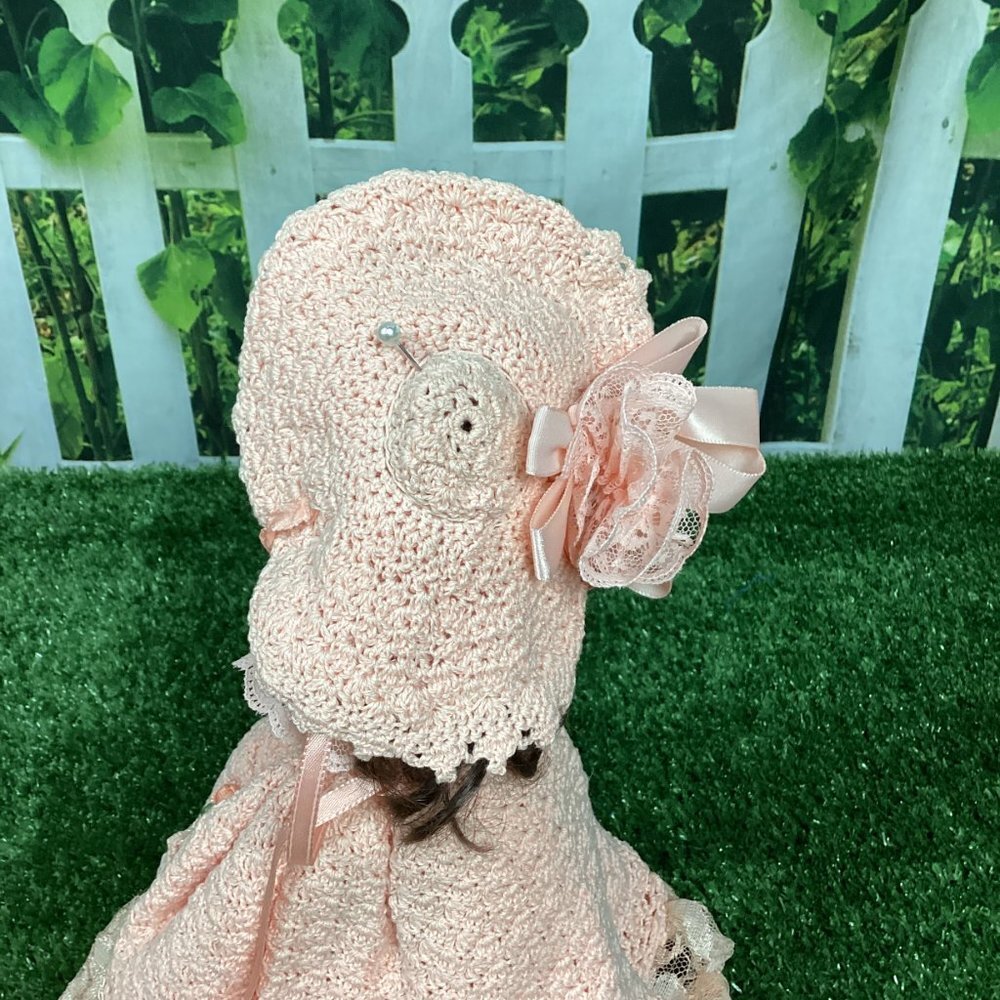 Hand Crochet Barbie Southern Belle Outfit Dress - Picture 8 of 13
